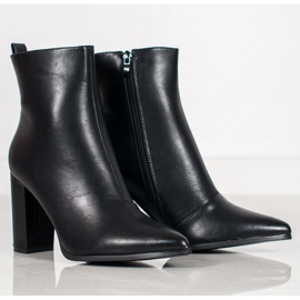 Seastar Botas de cuero ecológico negro 7