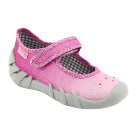 Calzado infantil befado 109P195 rosa gris 1