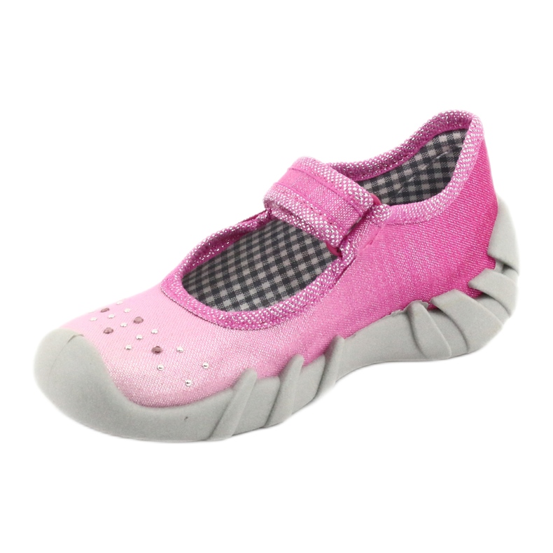Calzado infantil befado 109P195 rosado gris 2
