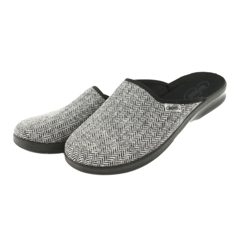 Zapatos befado hombre pu 548M023 negro gris 3