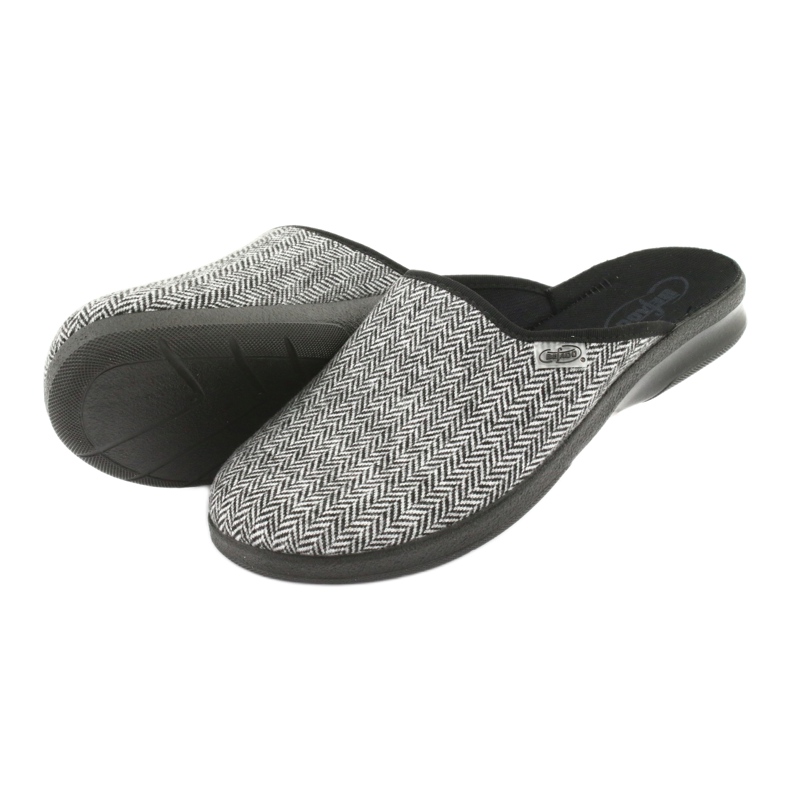 Zapatos befado hombre pu 548M023 negro gris 4