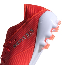 Botas de fútbol adidas Nemeziz 19.1 Ag M EF8857 rojo rojo 1