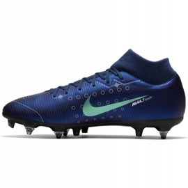 Calzado de fútbol Nike Mercurial Superfly 7 Academy Mds Sg Pro Ac M CK0014-401 azul marino azul marino 2 Calzado de fútbol Nike Mercurial Superfly 7 Academy Mds Sg Pro Ac M CK0014-401 azul marino azul marino 2