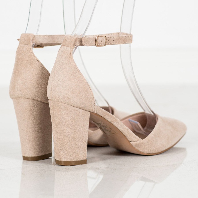 Zapatos de salón VINCEZA elegantes beige 2