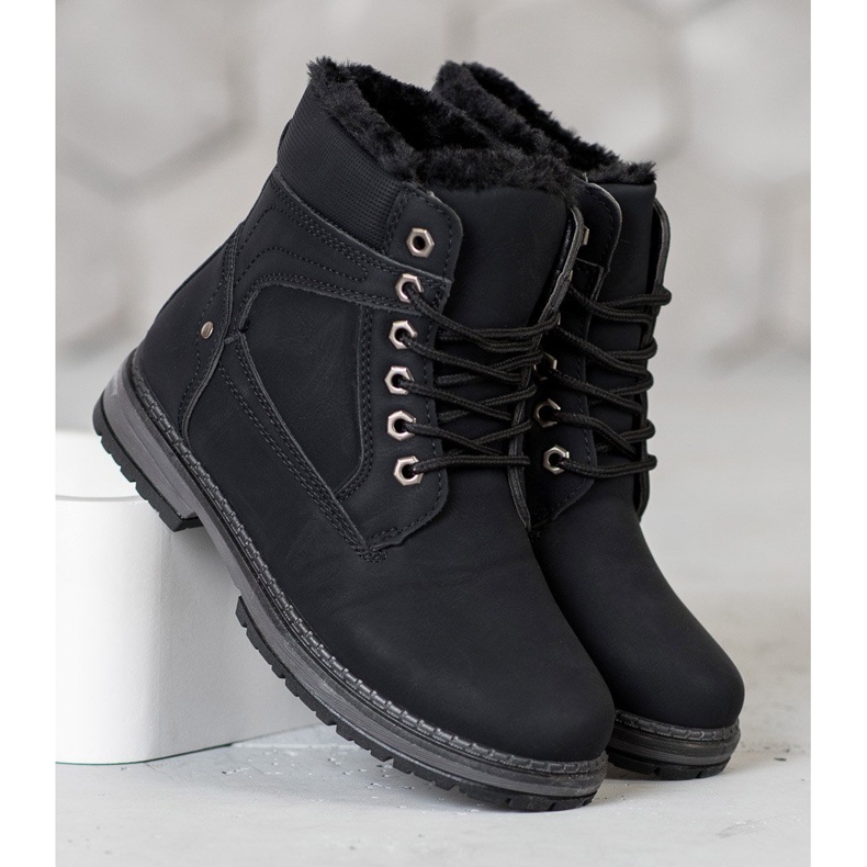 SHELOVET Tramperos deportivos negro 2