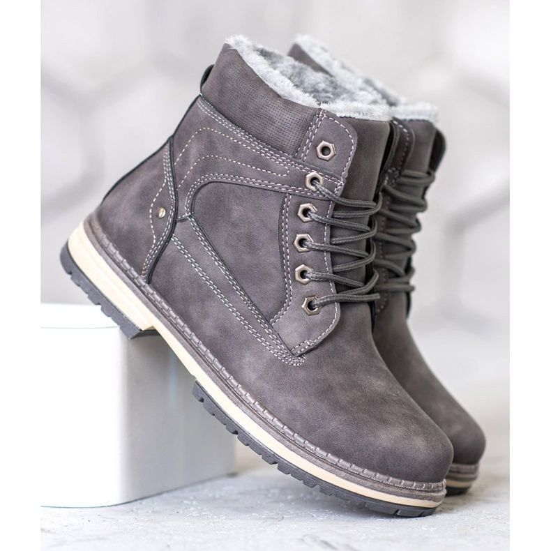 SHELOVET Tramperos deportivos gris 1 SHELOVET Tramperos deportivos gris 1