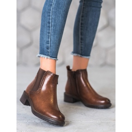 Filippo Botas marrones con cuero ecológico marrón 5