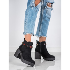 Seastar Botas en la plataforma negro 8