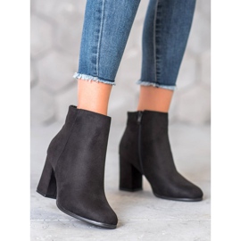 Marquiz Botas de ante negras negro 3