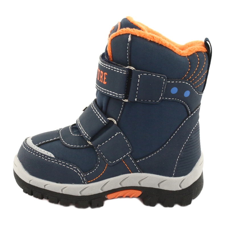 American Club Botas americanas con membrana RL35 azul marino naranja 2
