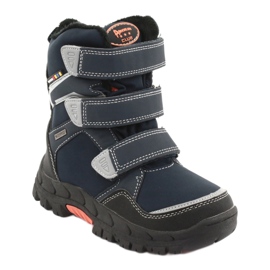 American Club Botas con membrana americana RL32 azul marino naranja 1