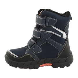 American Club Botas con membrana americana RL32 azul marino naranja 2