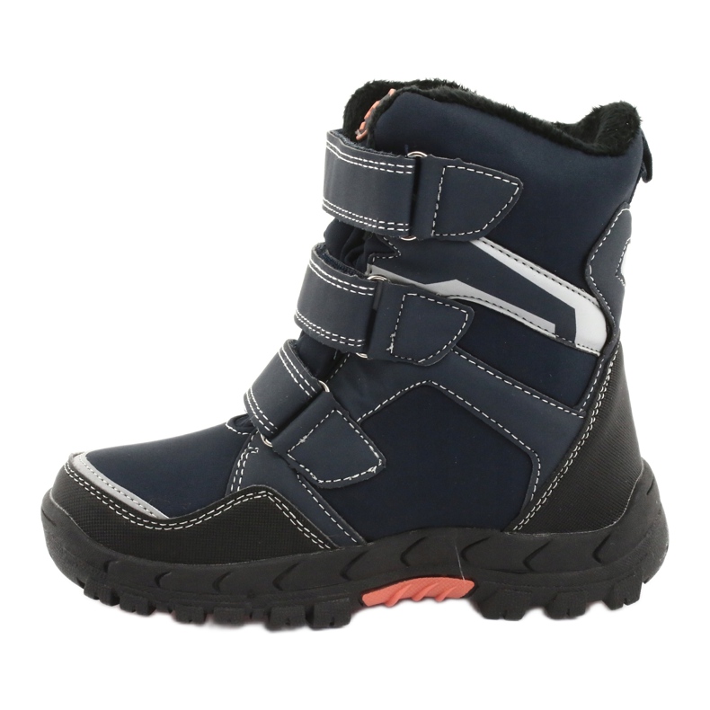 American Club Botas con membrana americana RL32 azul marino naranja 2