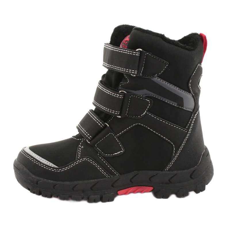 Botas con membrana American Club RL32 negro rojo 2 Botas con membrana American Club RL32 negro rojo 2