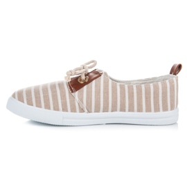 Mckeylor Zapatillas de canalé marrón 3