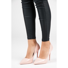 Seastar Pasadores barnizados en polvo rosa 1