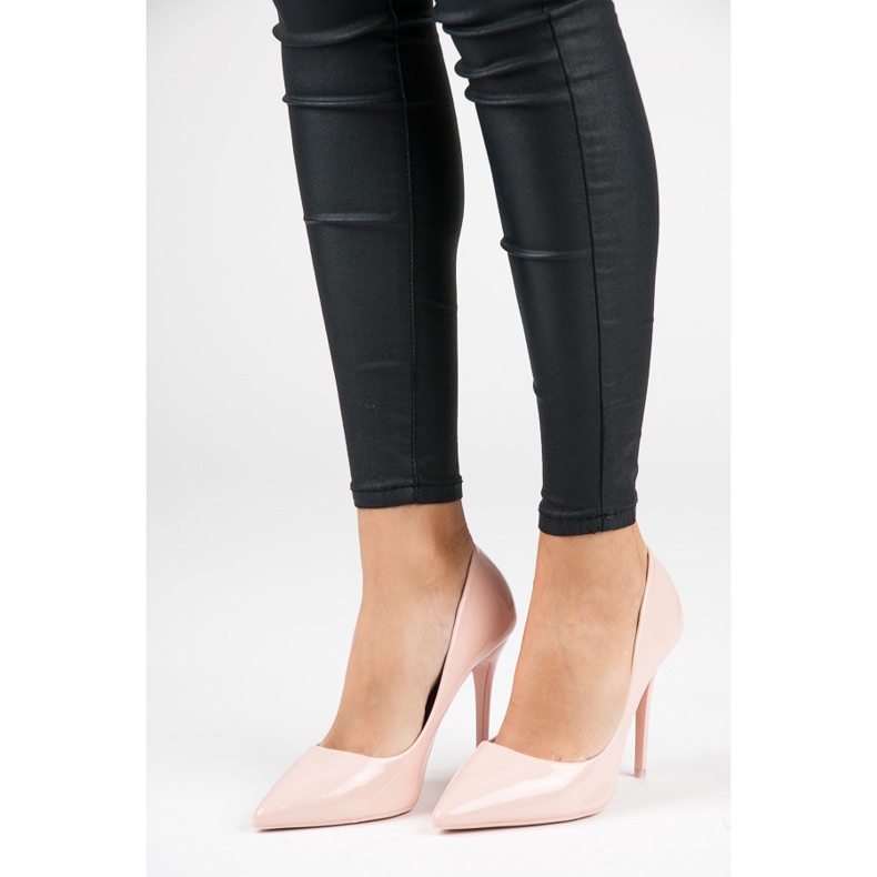 Seastar Pasadores barnizados en polvo rosa 1