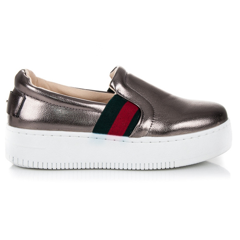 Kylie Slipons en la plataforma gris 2