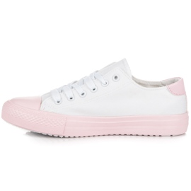 Zapatillas de mujer blanco 5