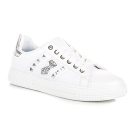 Zapatillas de deporte de moda en la encuadernación blanco 3