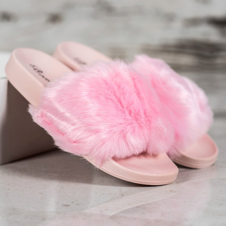 Bona Zapatillas con piel rosa 1