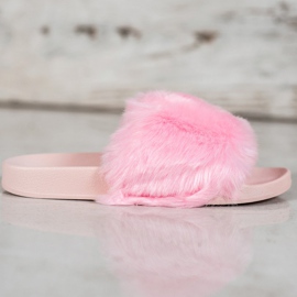 Bona Zapatillas con piel rosado 3
