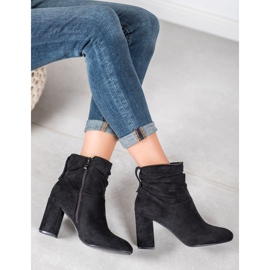 SHELOVET Botas clásicas de tacón alto negro 3