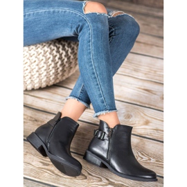 Janessa Botas de mujer negras negro 5