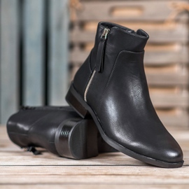 SDS Botines negros con cremallera 6
