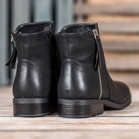 SDS Botines negros con cremallera 5