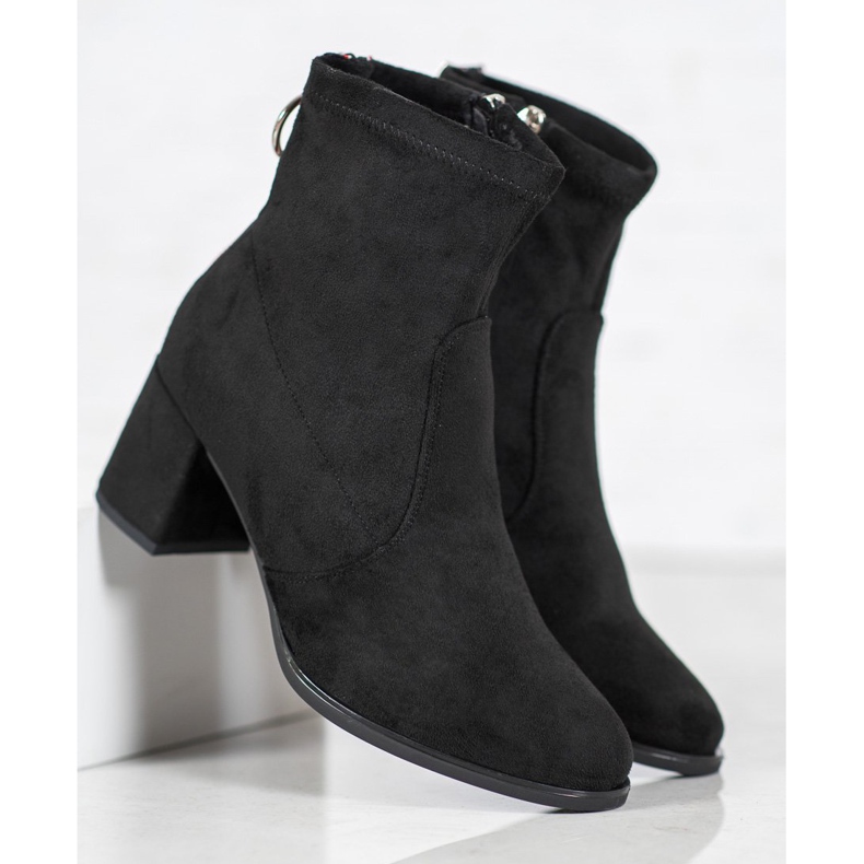 Goodin Botas con cremallera decorativa negro 1