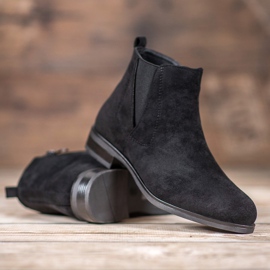 Ideal Shoes Botas sin cordones negro 2