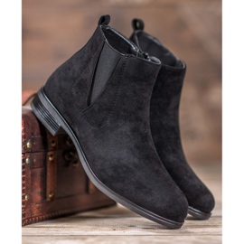 Ideal Shoes Botas sin cordones negro 3