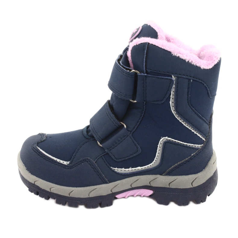 Botas American Club con membrana HL28 mariposas azul marino rosado 2