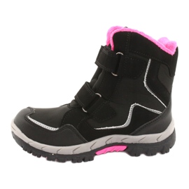 Botas American Club con membrana HL27 mariposas negras negro azul rosado 2