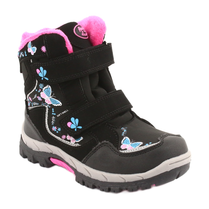Botas American Club con membrana HL27 mariposas negras negro azul rosa 1