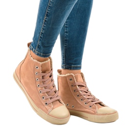 Zapatillas rosa insuladas T-040 negro 1 Zapatillas rosa insuladas T-040 negro 1