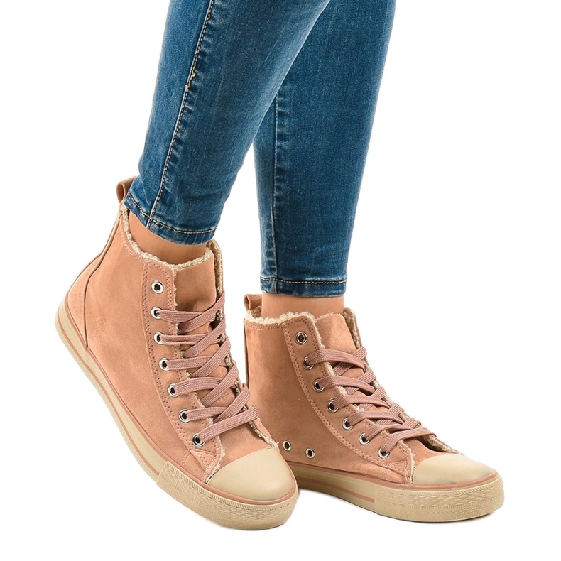 Zapatillas rosa insuladas T-040 negro 1 Zapatillas rosa insuladas T-040 negro 1