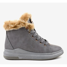 Zapatillas gris cálido TL135-3 2