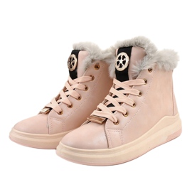 Zapatillas rosa cálido TL135-3 rosado 2