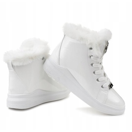 Deportivas lacadas blanco cálido TL135-9 3
