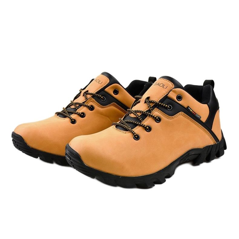 2019B zapatos de trekking amarillos marrón negro 1