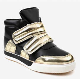 Zapatillas negras con aislamiento en la cuña GF-ZM26 negro 1 Zapatillas negras con aislamiento en la cuña GF-ZM26 negro 1