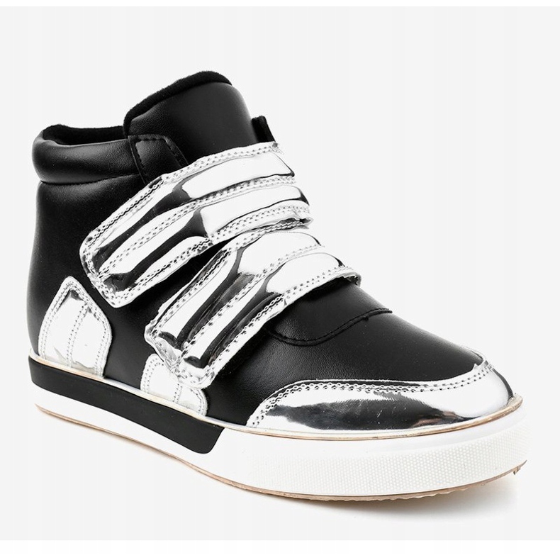 Zapatillas negras con aislamiento en la cuña GF-ZM26 negro 1 Zapatillas negras con aislamiento en la cuña GF-ZM26 negro 1