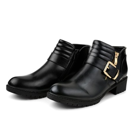 Botines Chelsea negros LM-209 3
