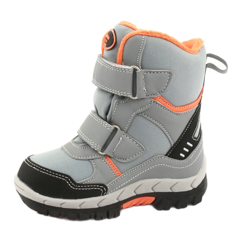 Botas American Club con membrana gris RL34 negro naranja 2