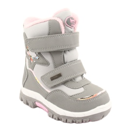 Botas American Club con membrana estrella RL37 rosado gris 1