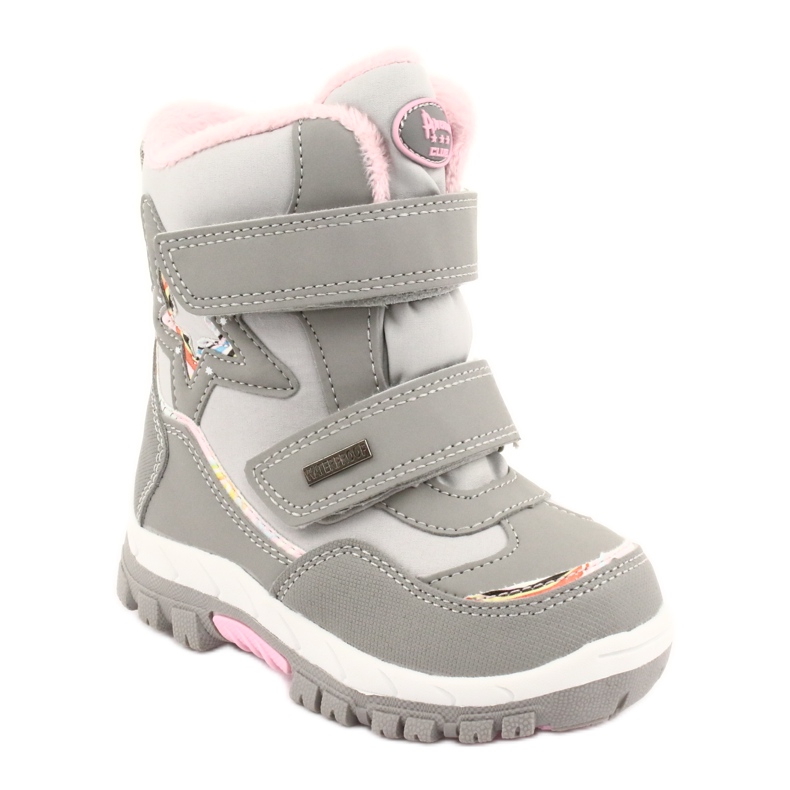 Botas American Club con membrana estrella RL37 rosa gris 1