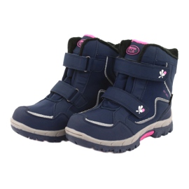 American Club Botas de membrana American HL26 azul marino rosa 3