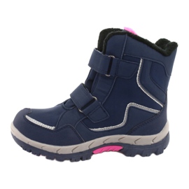 American Club Botas de membrana American HL26 azul marino rosado 2